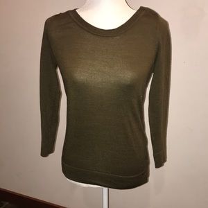 S Olive Loft Sweater